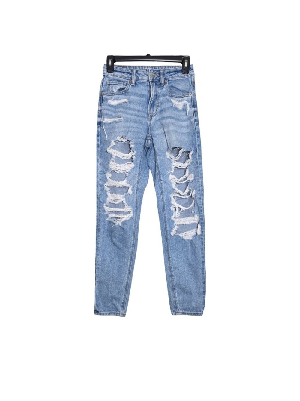 Women's - American Eagle Distressed Mom Jeans, Size 00